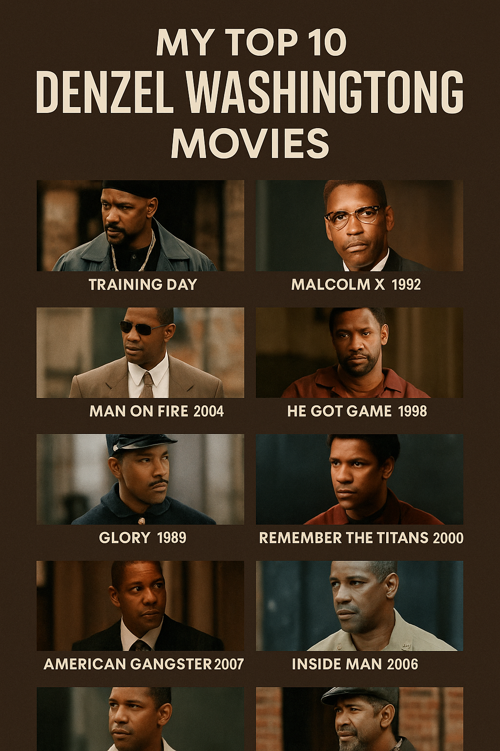 Denzel Washington movies
